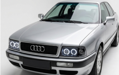 Кристални фарове за Audi 80 B4  (1991-1994) - черни