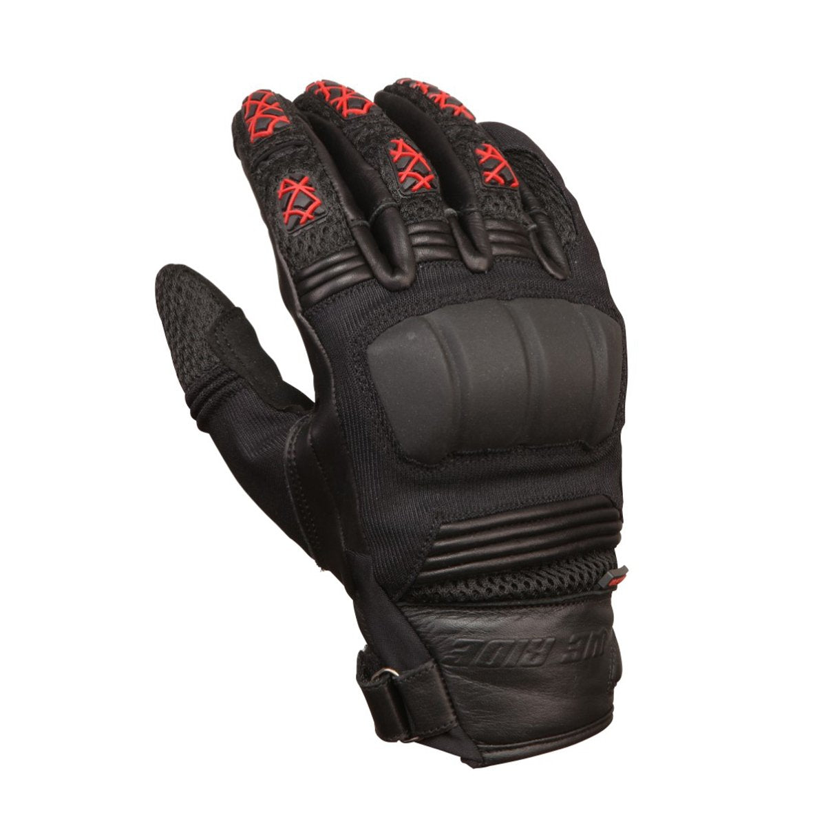 МОТО РЪКАВИЦИ MODEKA ENNOS BLACK/RED