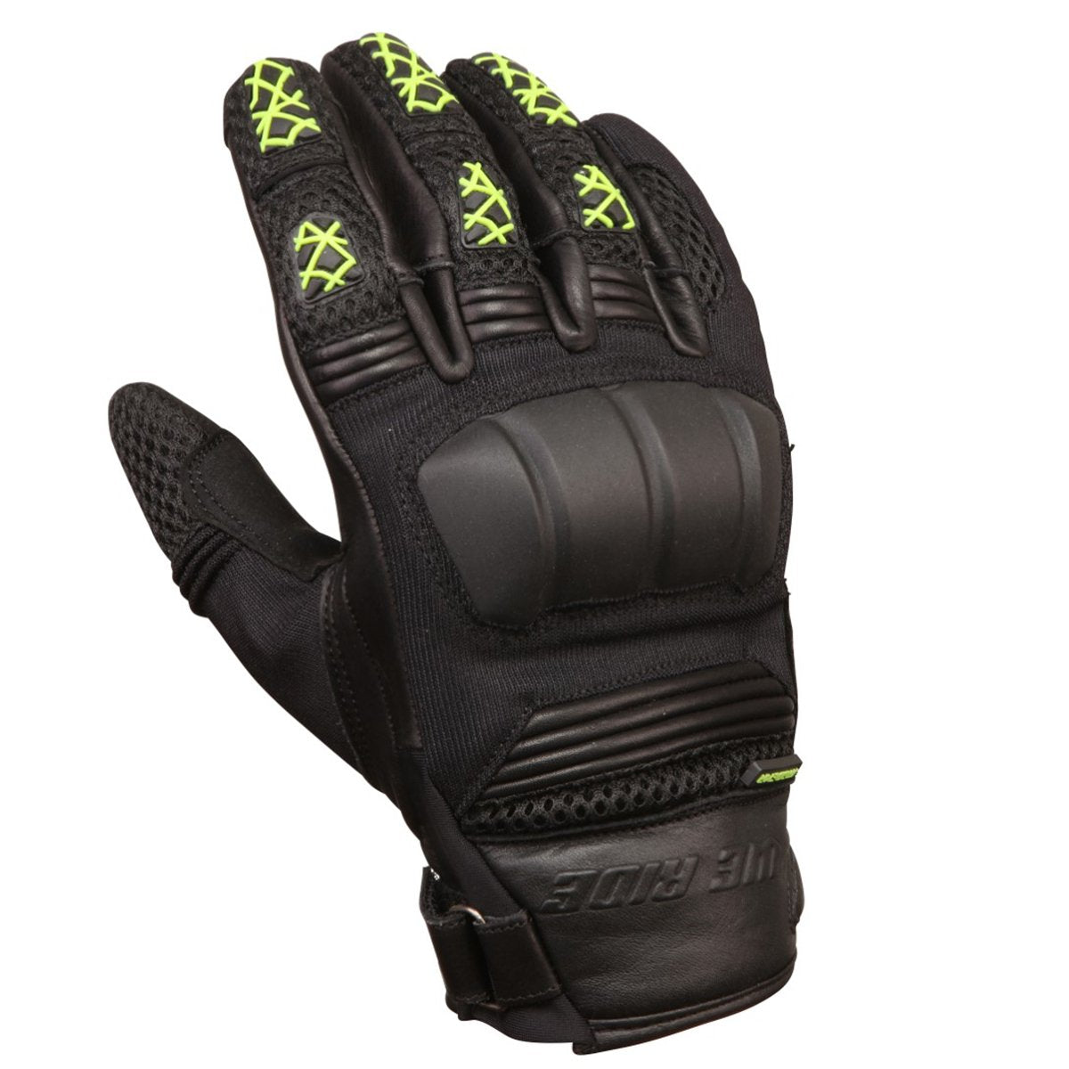 МОТО РЪКАВИЦИ MODEKA ENNOS BLACK/YELLOW