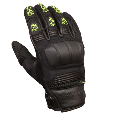 МОТО РЪКАВИЦИ MODEKA ENNOS BLACK/YELLOW