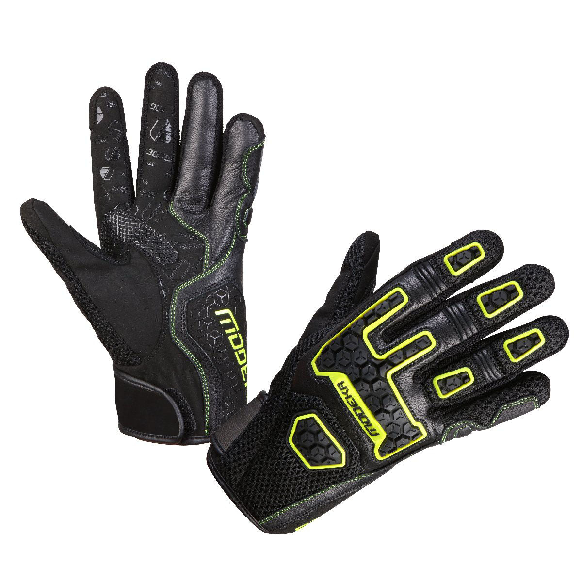 РЪКАВИЦИ MODEKA DRACON BLACK/YELLOW