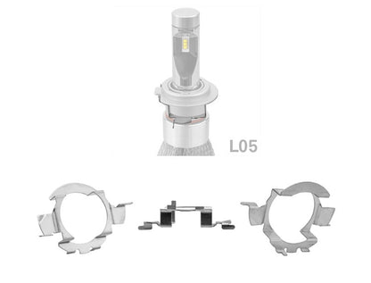 Комплект от 2 броя Aдаптери за LED крушки H7 за Nissan Qashqai Нисан Кашкай, Bmw X5, БМВ Х5 Volkswagen Tiguan Тигуан, Touareg Туатег , Golf, Голф Polo Поло, Ford Focus Форд Фокус