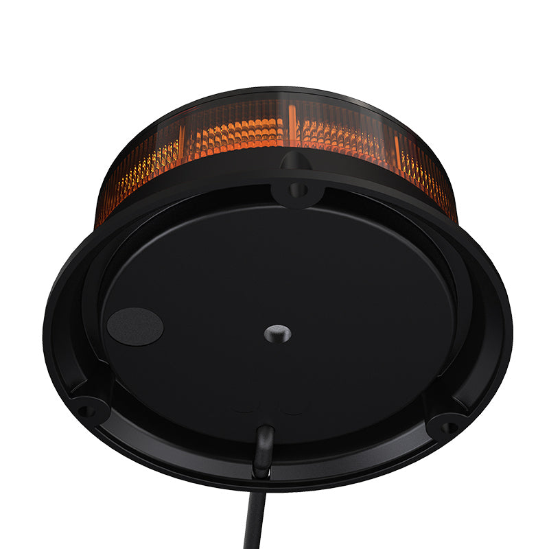 19W Лед Led Диодна Въртяща се Сигнална Аварийна Лампа Маяк Буркан за Пътна Помощ Платформа 12V - 24V