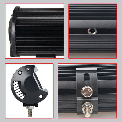 37 См Мощен LED бар Flexzon с Комбинирана Combo светлина 90W 30 LED 12V 24V АТВ, Джип, 4х4, Offroad