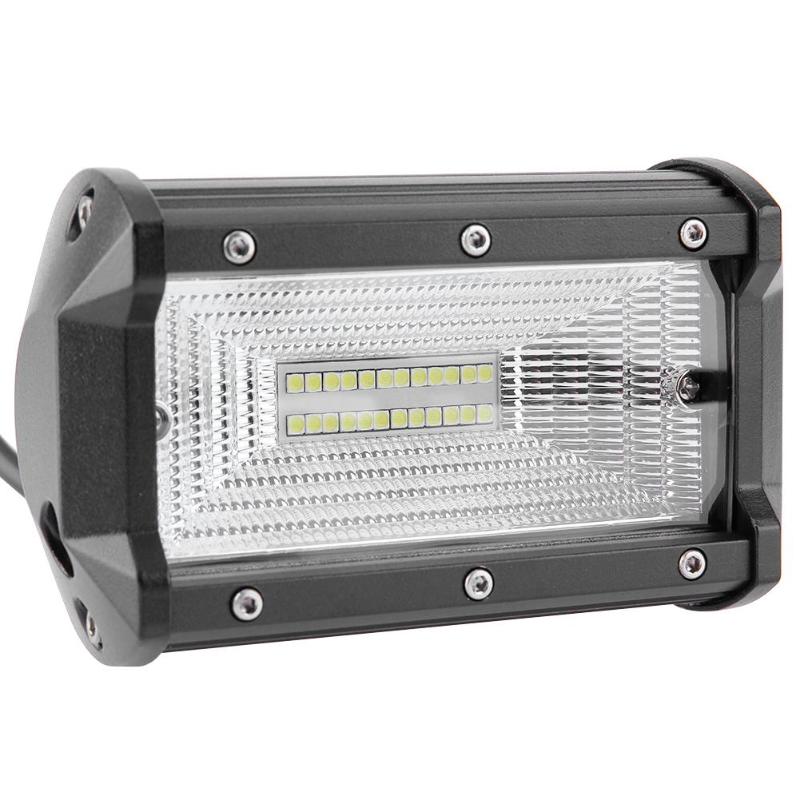 72W Led Bar Лед Бар Диоден Фар Прожектор Халоген 12-24V Flood Light Разпръсната Светлина