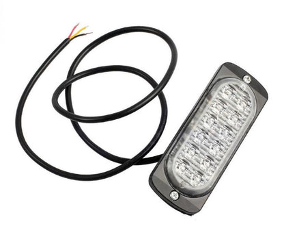 12 LED ЛЕД Аварийна Лампа За Пътна Помощ, Жълта Блиц Светлина, Мигаща!