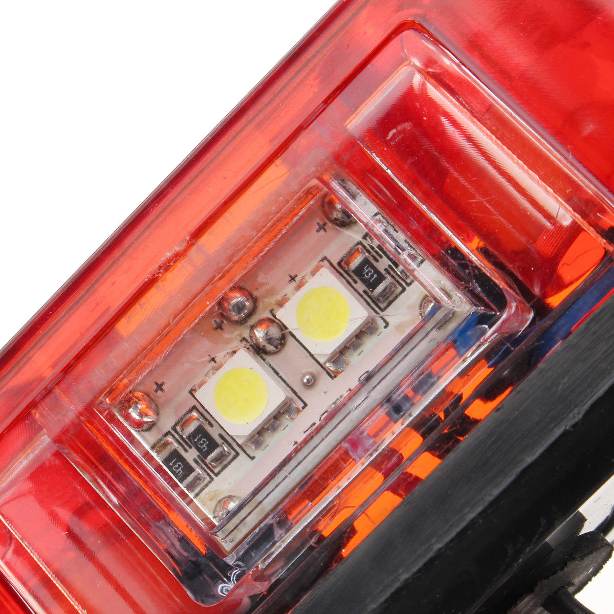 4 Led Лед Oсветление Плафон за регистрационен заден номер 12V