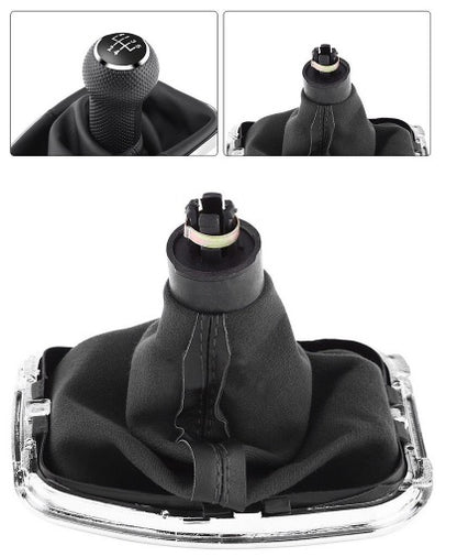 Tопка Скоростен Лост С Маншон Кожен Кожух За Голф Golf 4 Bora Jetta 5 скорости