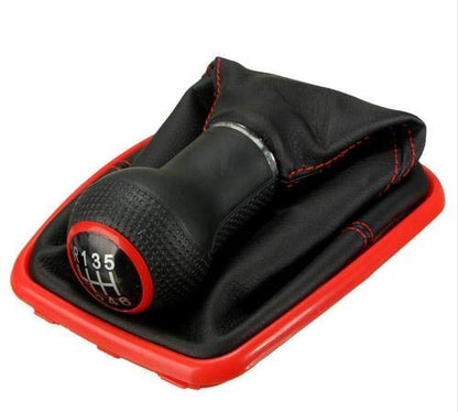 Tопка Скоростен Лост С Маншон Кожен Кожух За Голф Golf 4 Bora Червена