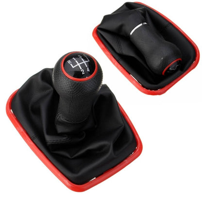 Tопка Скоростен Лост С Маншон Кожен Кожух За Голф Golf 4 Bora Червена