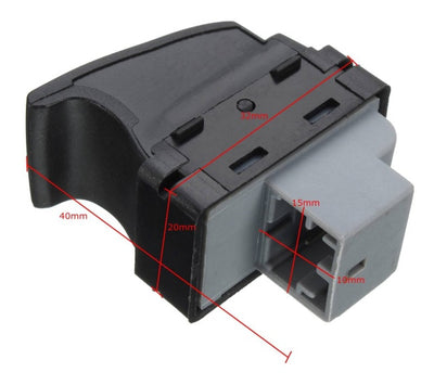 Единичен Бутон Копче Ел. Стъкла За VW Transporter Транспортер 5 / 6 Multivan 7E0959855