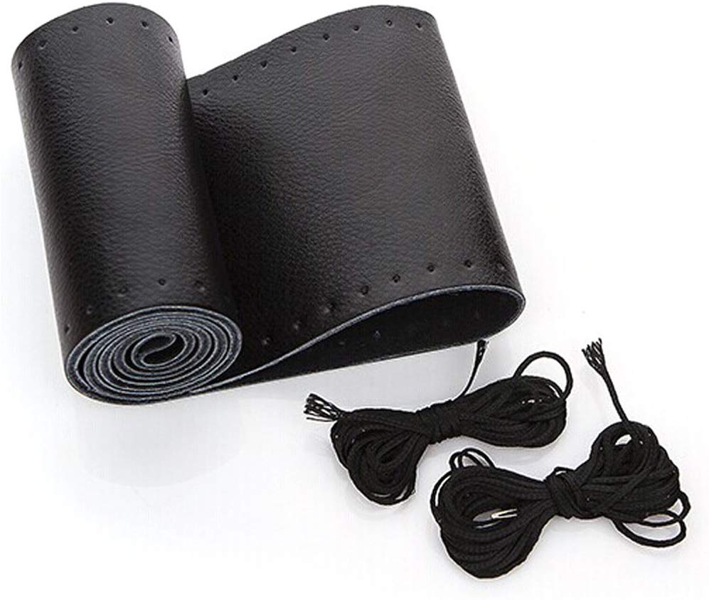 Кожен калъф за волан тип заший си сам Размер М, С Игла И Конец