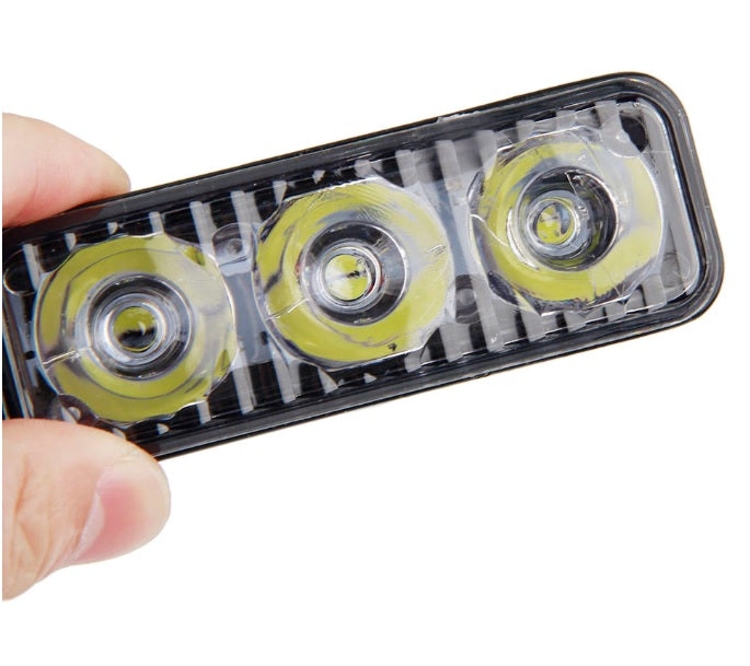 Комплект Предни Мощни 3 Led Лед Диодни Дневни Светлини 12V 3W НОВИ