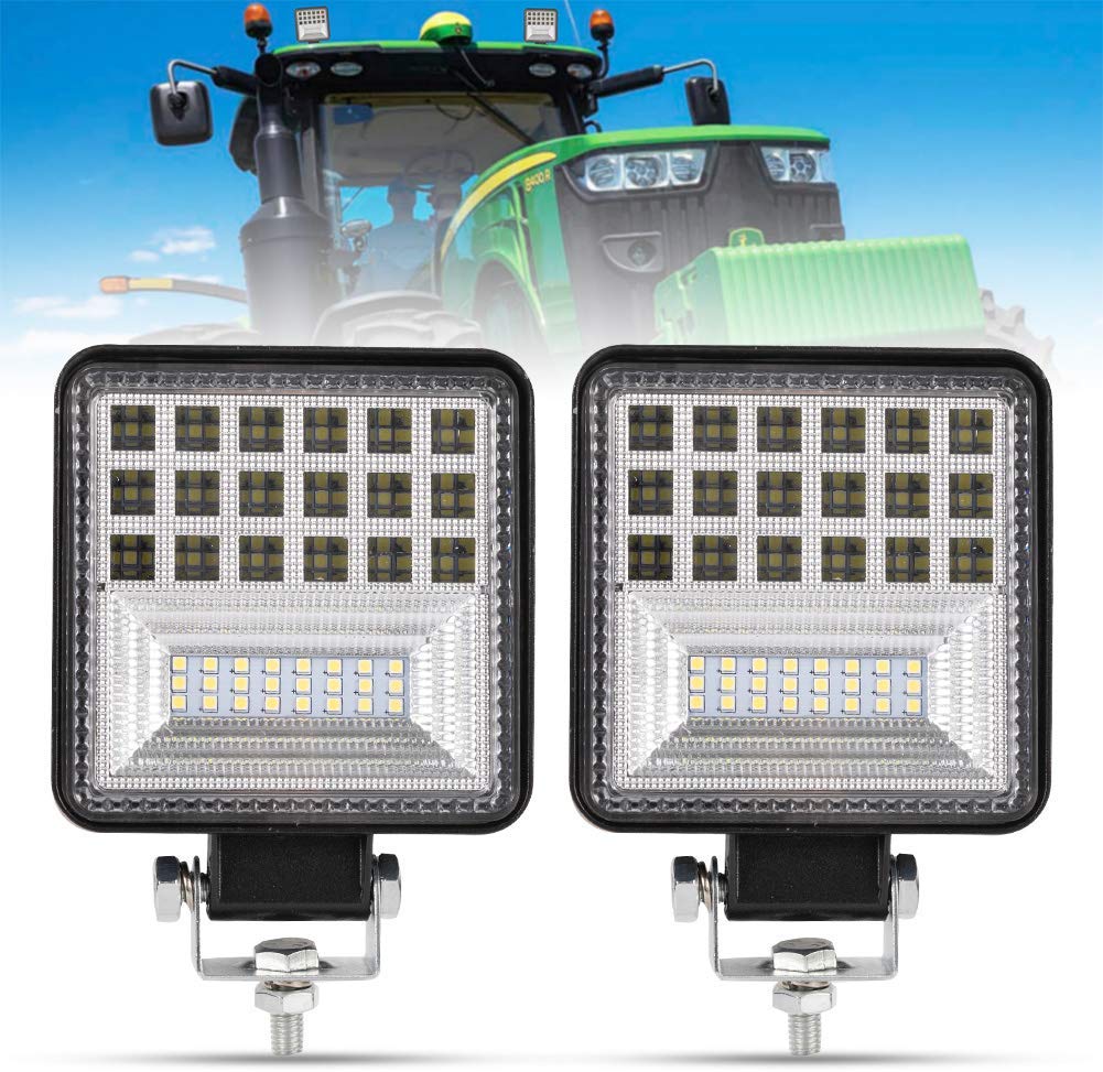 Супер Мощна 126W LED ЛЕД Диоден Фар Работна Лампа Прожектор Задна Светлина 2600 Лумена 12V / 24V