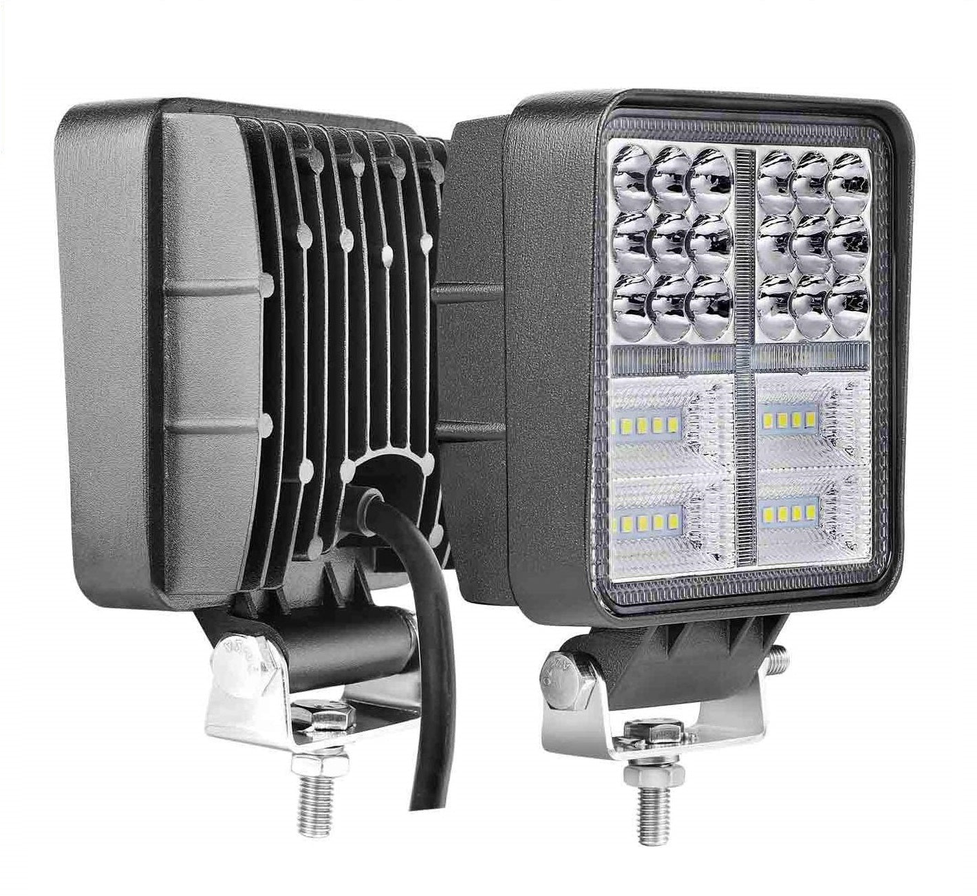 Мощен 162W LED 54 ЛЕД Диоден Фар Работна Лампа Прожектор Задна Светлина 12V 24V