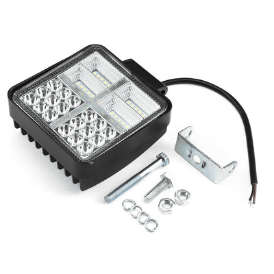 162W LED Диоден Фар Работна Бяла Жълта Светлина Габарит Мъгла Лампа 12V 24V