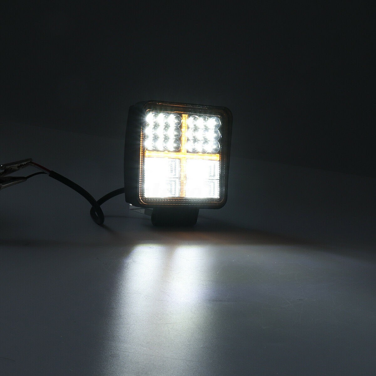 162W LED Диоден Фар Работна Бяла Жълта Светлина Габарит Мъгла Лампа 12V 24V