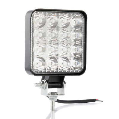 Комплект 2 Броя 48W Мини ЛЕД LED Диоден Фар Прожектор Дневни Светлини Диодна Лампа 12V 24V