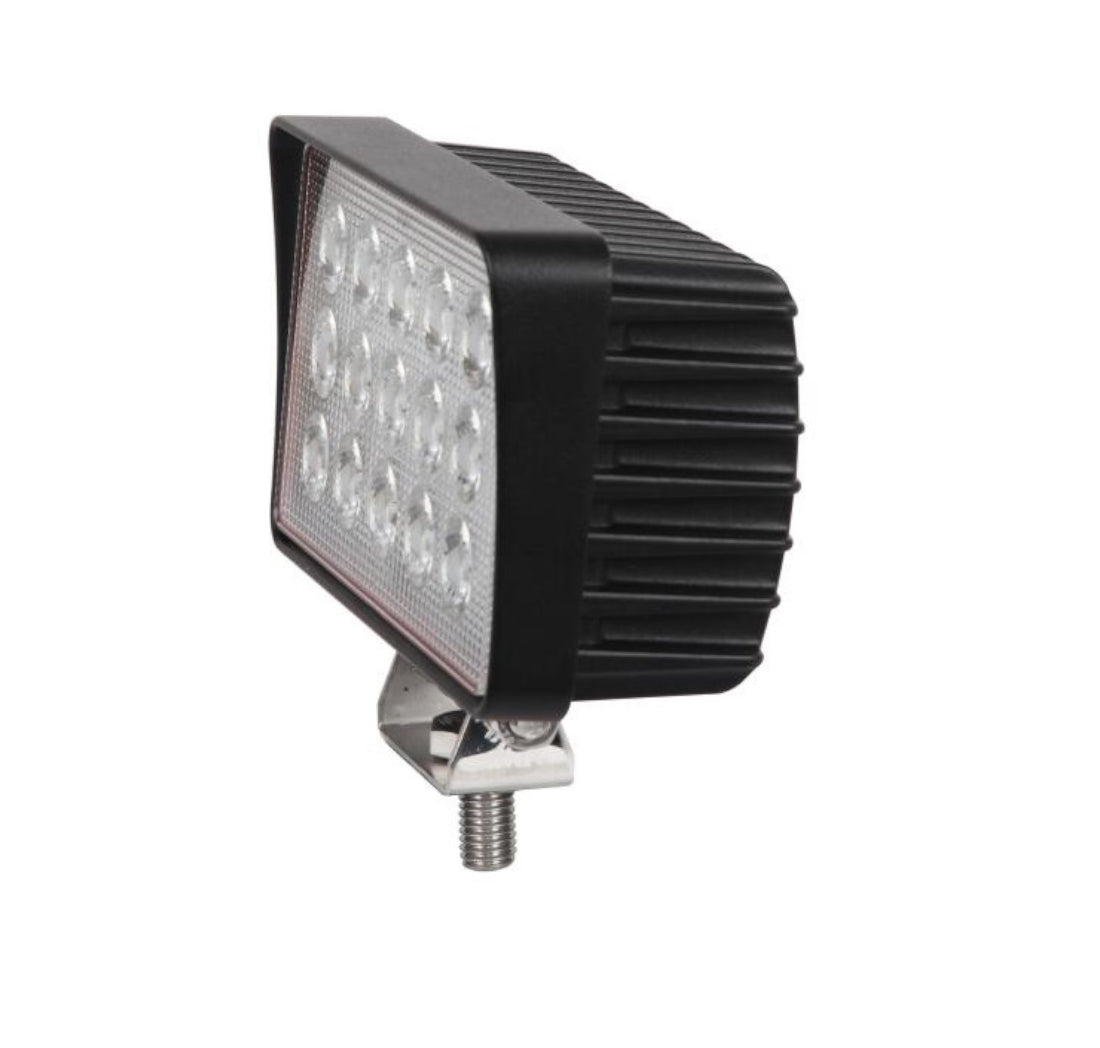 16См 45W Правоъгален Супер Мощен PRO Led Диоден Халоген Лед Лампа Прожектор 12V 24V