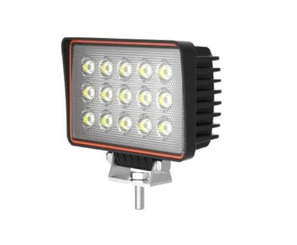 16См 45W Правоъгален Супер Мощен PRO Led Диоден Халоген Лед Лампа Прожектор 12V 24V