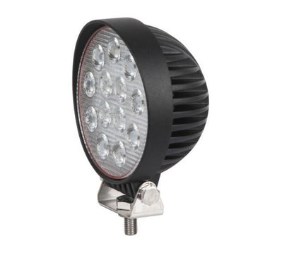 12См 39W Супер Мощен Кръгъл PRO Led Диоден Халоген Лед Лампа Прожектор 12V 24V