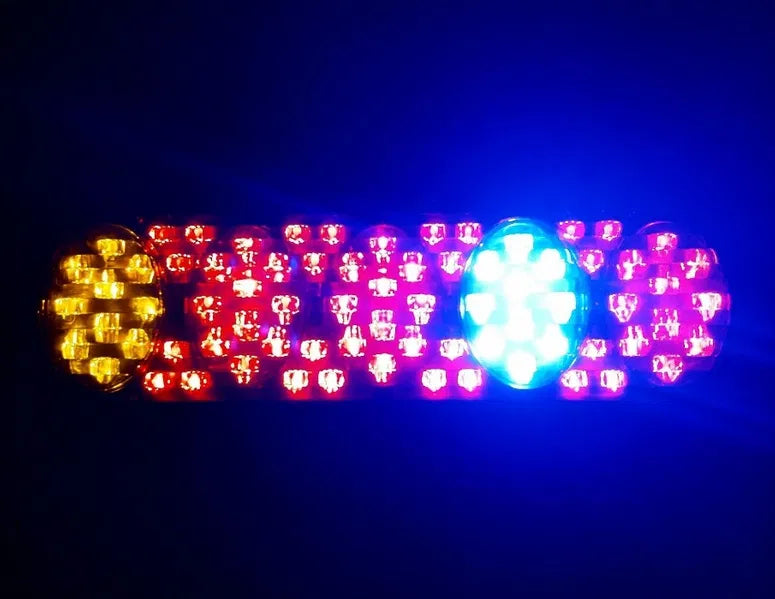 Комплект Диодни LED Лед стопове 12V - 410mm x 130mm x 60mm - подходящи за Бус Камион Тир Ремарке Караванa