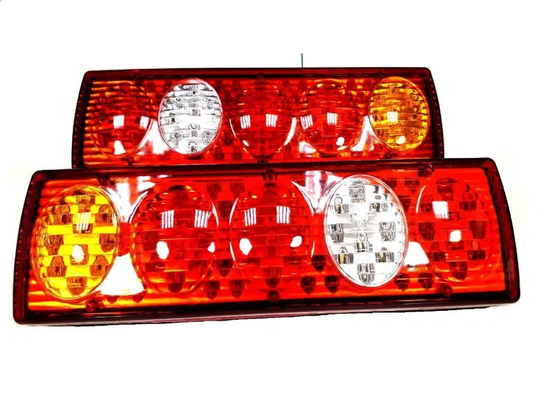 Комплект Диодни LED Лед стопове 12V - 410mm x 130mm x 60mm - подходящи за Бус Камион Тир Ремарке Караванa