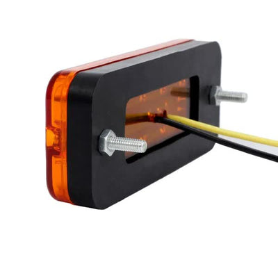 8 LED Червени - Диодни Лед Габарити / Светлини / Токоси - 99mm x 40mm - 12V