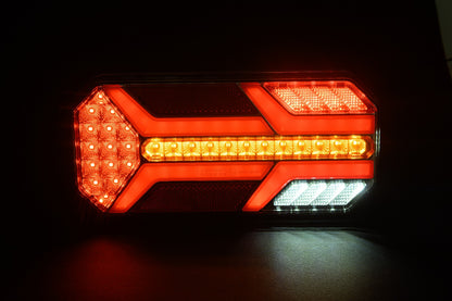 Комплект LED ЛЕД Диодни Стопове, Динамичен Мигач, 7 Функции, 12/24V