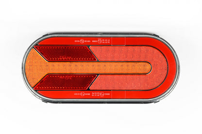 Комплект LED ЛЕД Диодни Стопове, Динамичен Мигач, 4 Функции, 12/24V