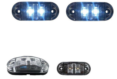 1 Брой 12V Бял Led Лед Диоден Маркер Габарит Токос - За Бусове Камиони Ремаркета