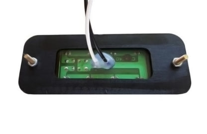 1бр - 12V/24V БЯЛ - 8 LED диоден преден маркер / токос - габаритна светлина за камиони, тирове и ремаркета - 100мм х 40мм