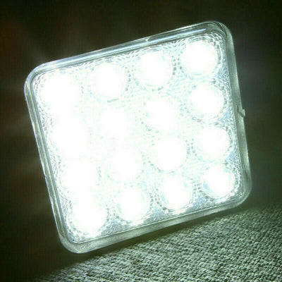 48W Разпръсната Светлина FLOOD ЛЕД 12V 24V LED Диоден Халоген Фар Прожектор Задна Светлина Диодна Лампа
