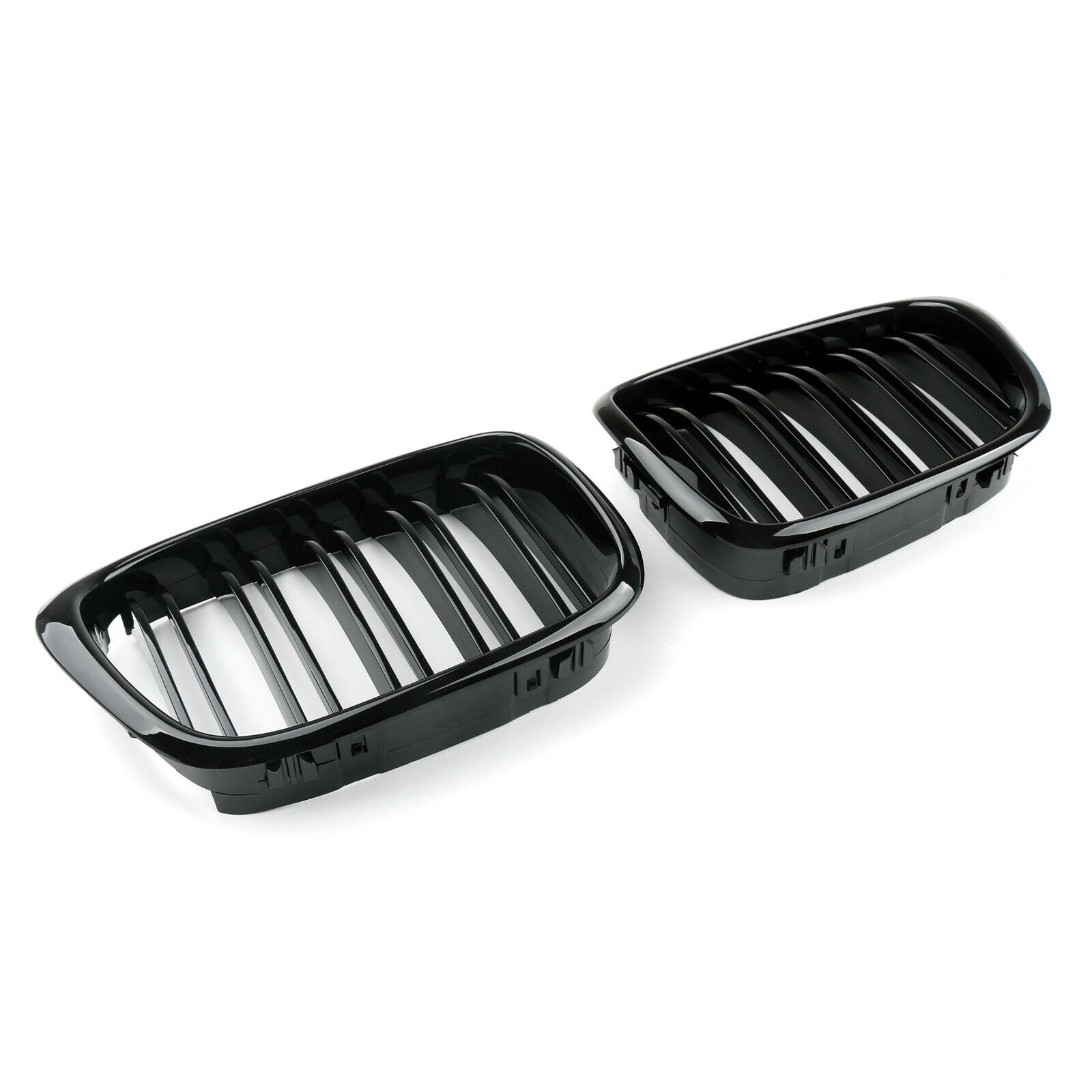 Двойни Бъбреци Решетки За БМВ BMW E39 1995г.-2003г. Черен Гланц Лак