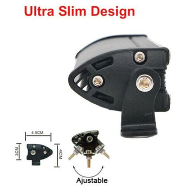 54 см LED Лед Диоден Бар , 9000 lm, 180W, Ултра Тънък, 12-24V, Комбинирана Combo - Flood и Spot Светлина