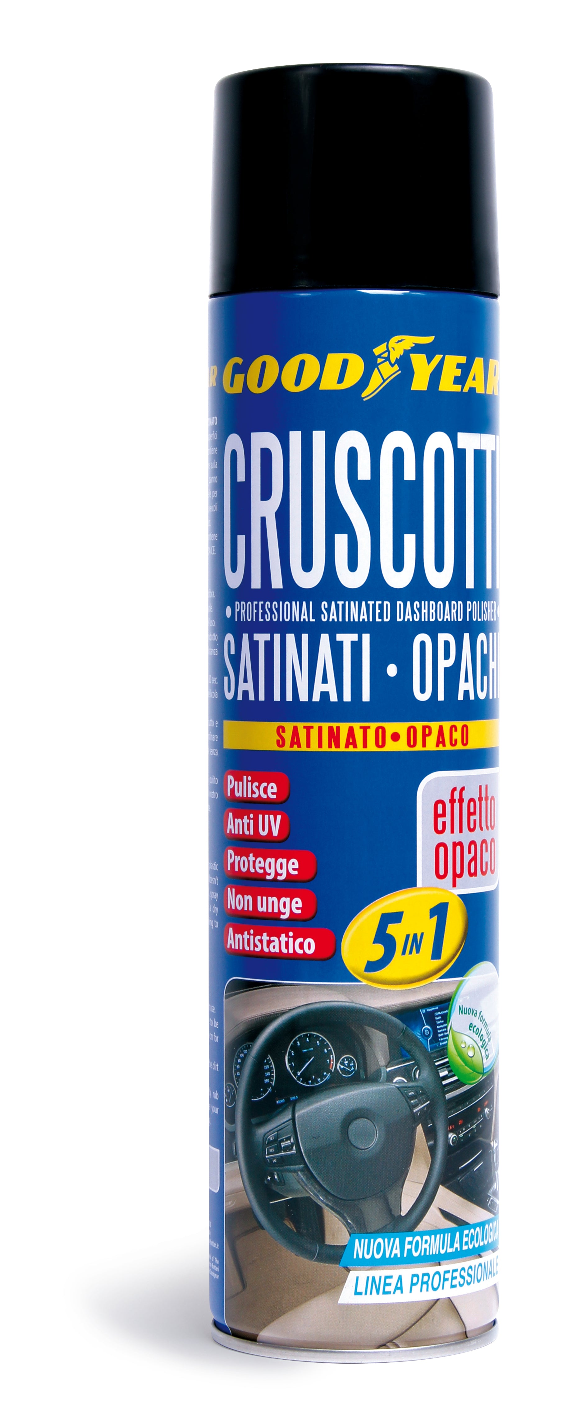 Спрей за полиране на табло със сатенен ефект 600 мл Goodyear Гудиър