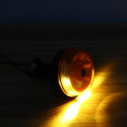 LED Лед Диодна Аварийна Сигнална Лампа Маяк Буркан 12/24V , Блиц, Slim, E-Mark, 12 Диода