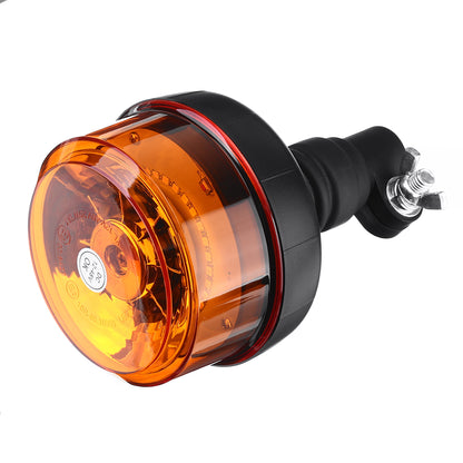 LED Лед Диодна Аварийна Сигнална Лампа Маяк Буркан 12/24V , Блиц, Slim, E-Mark, 12 SMD