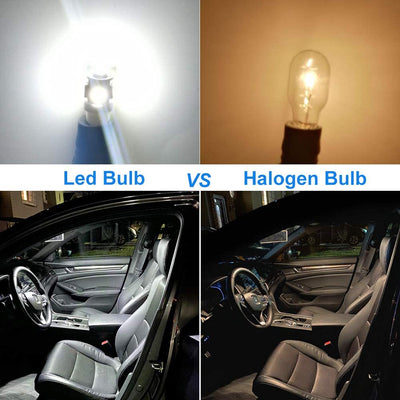 LED Лед Диодни Крушки За Габарит, Т10 W5W, 5 SMD, 12V, Бяла Светлина