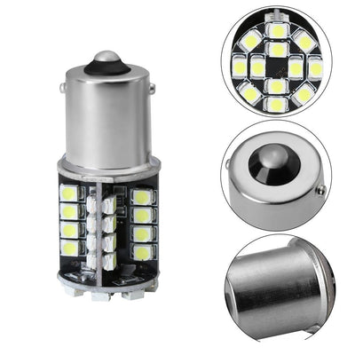 LED Лед Крушки, Мигач, 44 SMD, Canbus, 1156 (P21W), 12V, Оранжева, Жълта Светлина