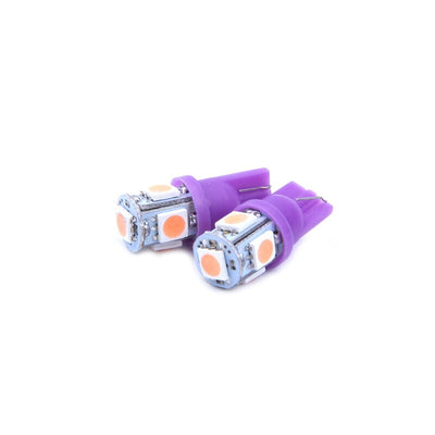 LED Лед Диодни Крушки За Габарит, Т10 W5W, 5 SMD, 12V, 6 Цвята Светлина