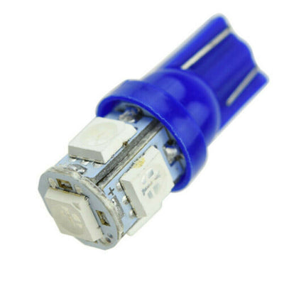 LED Лед Диодни Крушки За Габарит, Т10 W5W, 5 SMD, 12V, 6 Цвята Светлина