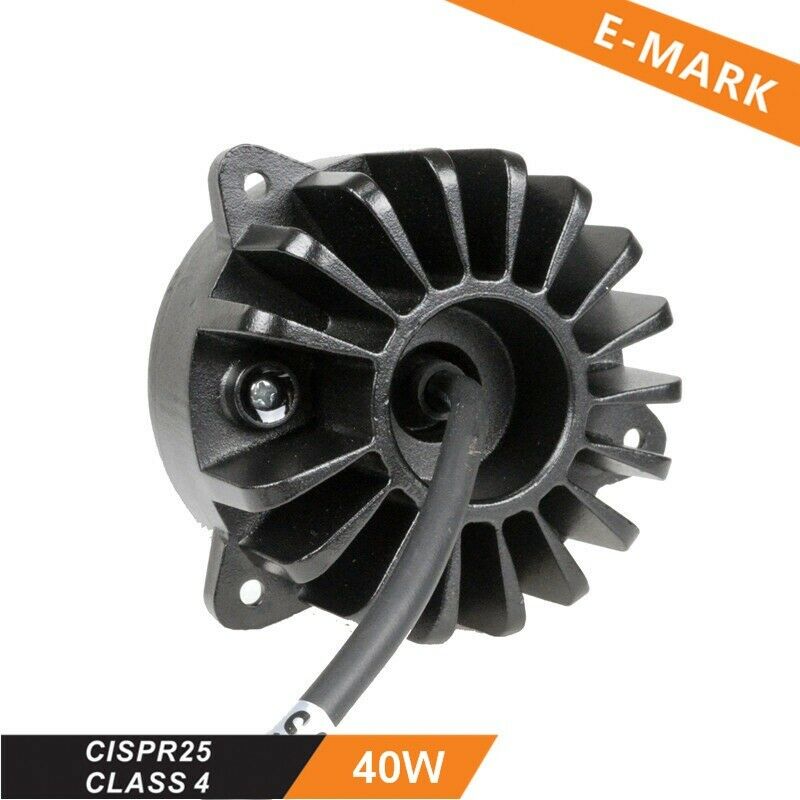 ЛЕД Диоден Халоген LED Фар - 3400lm 8,4cm 40W PRO - ОЕМ Case IH, Challenger, RoGator, John Deere, New Holland