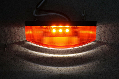 LED Диоднa Светлинa, Вертикален, Висящ Монтаж , Предна, Задна, ЛЕД Лампа, Бяло, Червено, 6 Диода, 12V/24V E-Mark