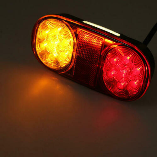LED Лед Диоден Стоп, 12V, 160мм x 80мм, За Камион, Ремарке, Бус, Е11