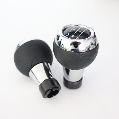 Топка за Скоростен Лост, Еко Кожа, Хром, За Мини Купър Mini Cooper R55 R56 R57 R59 F55 F54