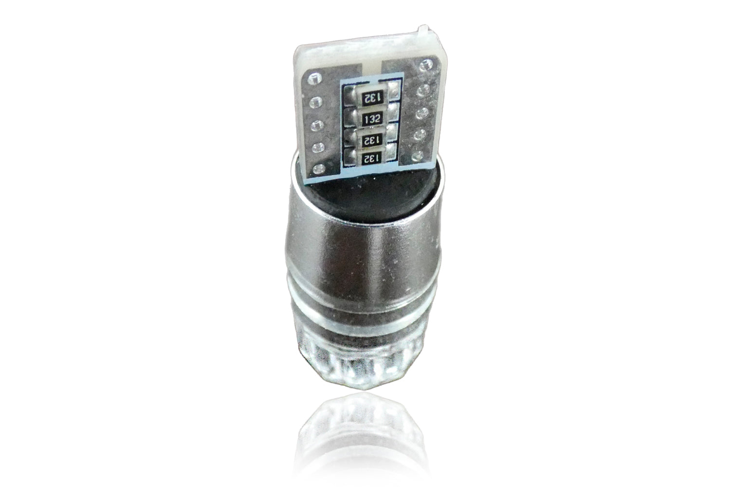 LED Лед Диоднa Крушкa За Габарит, Т10 W5W, COB 8-Core, 12V , Canbus - Error free , Без грешки, Бяла и Синя Светлина