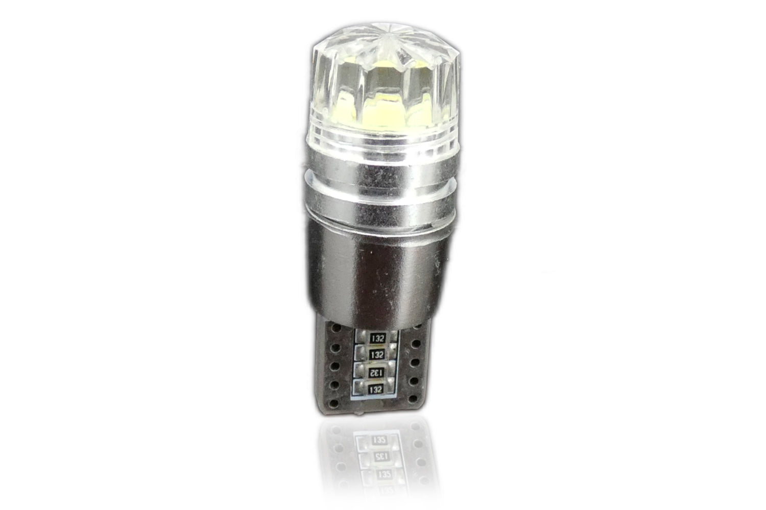 LED Лед Диоднa Крушкa За Габарит, Т10 W5W, COB 8-Core, 12V , Canbus - Error free , Без грешки, Бяла и Синя Светлина