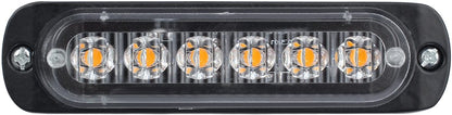 6 Led Аварийна Лампа, Жълта Блиц Светлина, Мигаща, 4 Броя с Контролер, 8 Режима На Работа, 12V