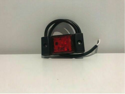 LED Светодиоден Габарит, Маркер, Токос, Червен, Е-Mark, 3 LED, 12V-24V, 7.3 см